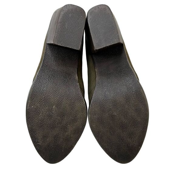 STEVE MADDEN Olive Green Suede Heeled Booties Size 9.5 - Picture 13 of 17